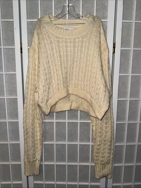 Danielle Bernstein We Wore What Crop Sweater Size XS
